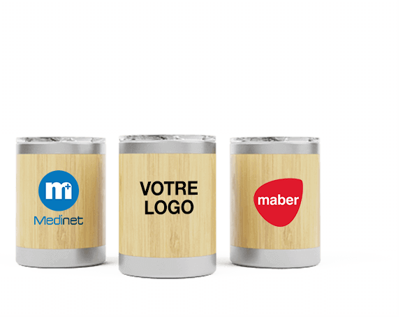 Crew Bamboo - Mugs de voyage marqués en bambou Crew Bamboo - Mugs de voyage marqués en bambou