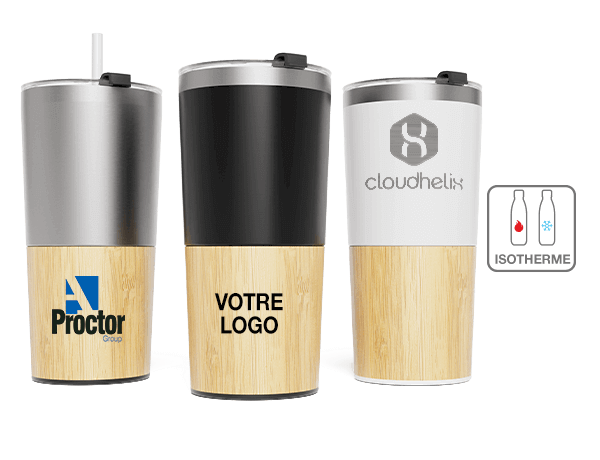 Metro Bamboo - Mug de voyage personnalisé Metro Bamboo - Mug de voyage personnalisé